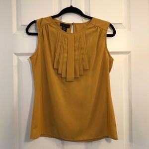 apostrophe Yellow Gold/Mustard sleeveless blouse